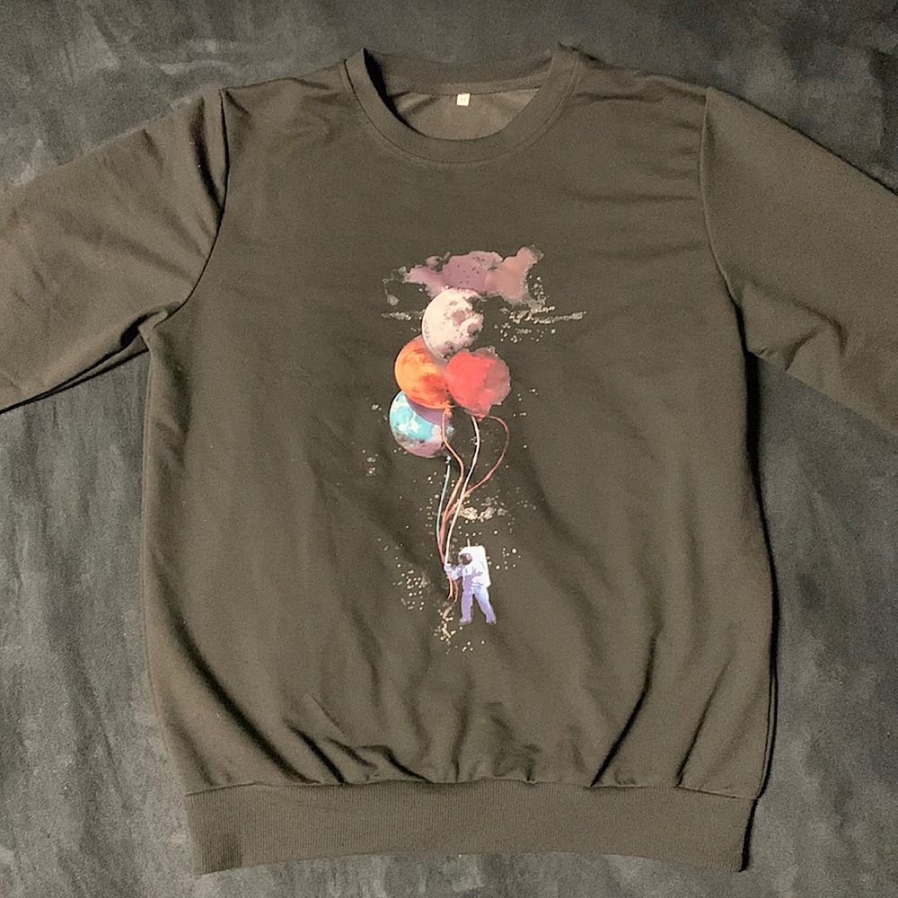 Mens Space Man Crewneck
